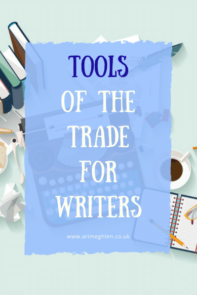 Title Image: Tools of the trade for writers. Writers Toolkit