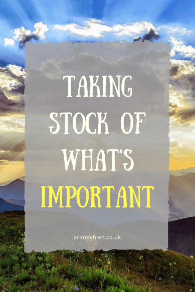 Banner- Taking stock of what's important. How to prioritise