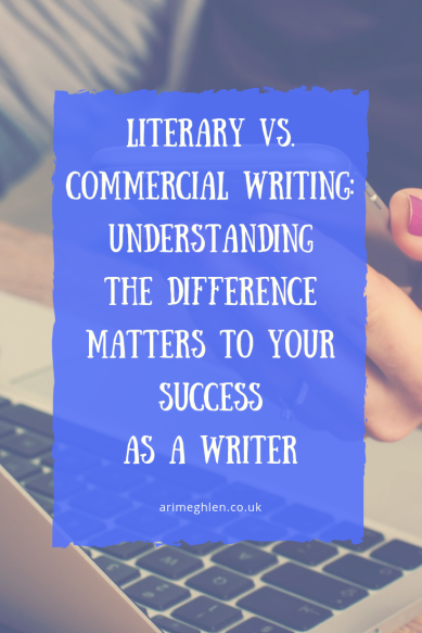 Literary Vs Commercial writing: Understanding the difference matters to your success as a writer. Image: woman working on a laptop